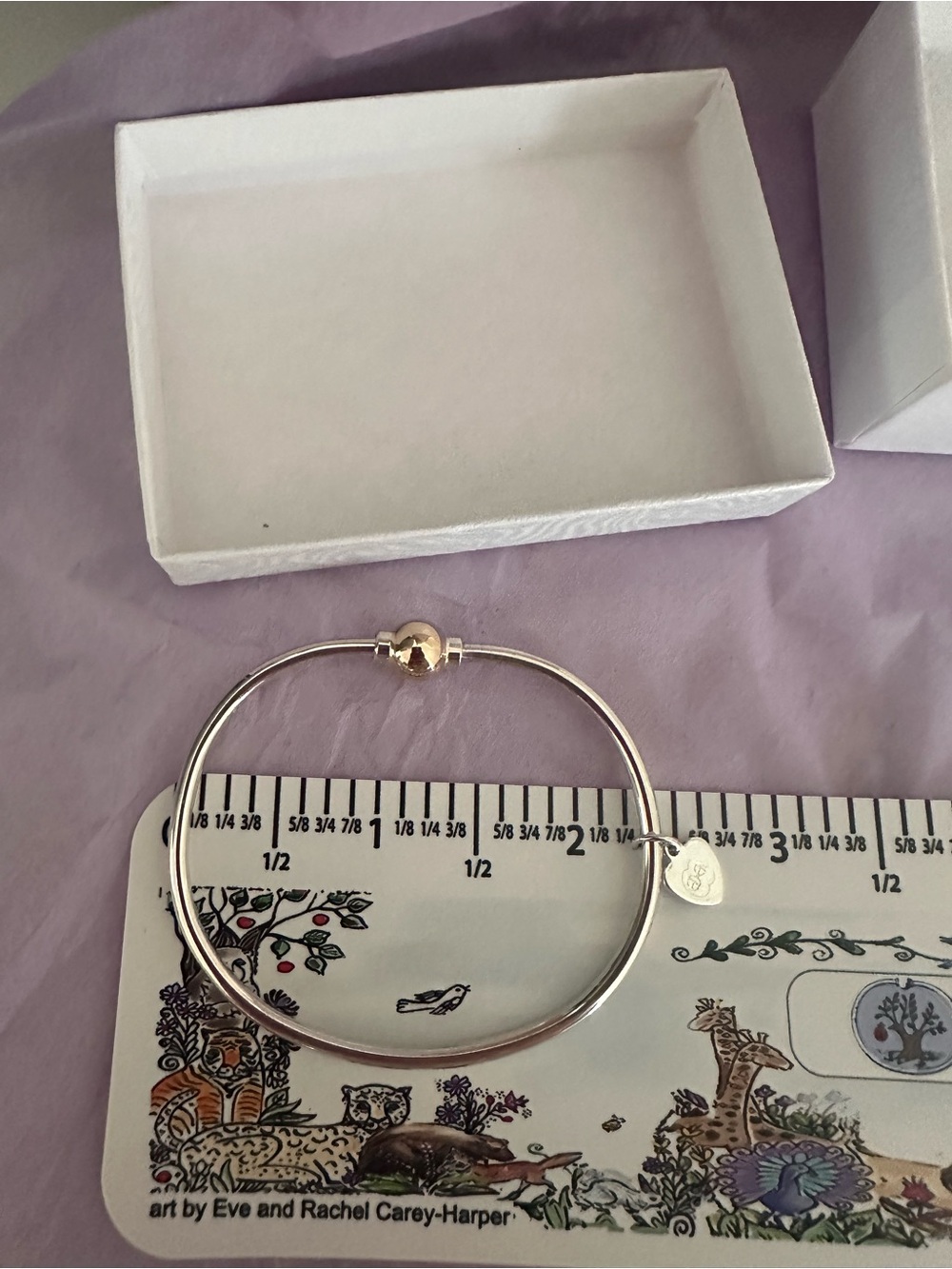 Eden Hand Arts brand new screwball bracelet with 14k gold ball